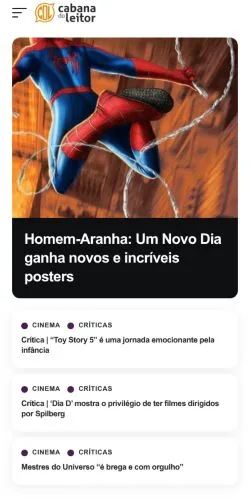 Anteprima del sito Cabana Do Leitor, media di Brasile per articoli sponsorizzati