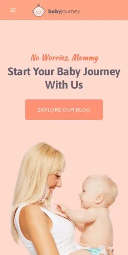 스폰서 기사용 미국 매체 Baby Journey 사이트 미리보기