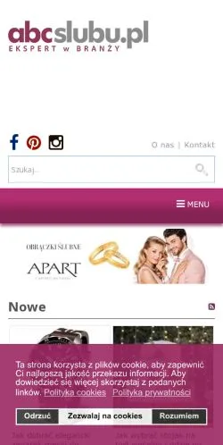 Anteprima del sito Abcslubu, media di Polonia per articoli sponsorizzati