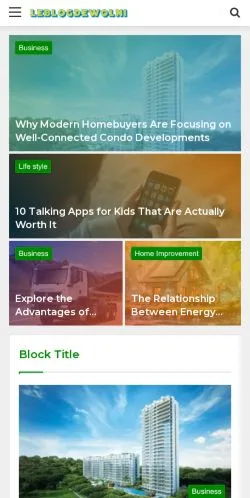 Anteprima del sito LeBlogDeWolni, media di Stati Uniti per articoli sponsorizzati