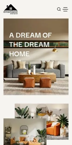 Anteprima del sito Dreamland Estate, media di Stati Uniti per articoli sponsorizzati