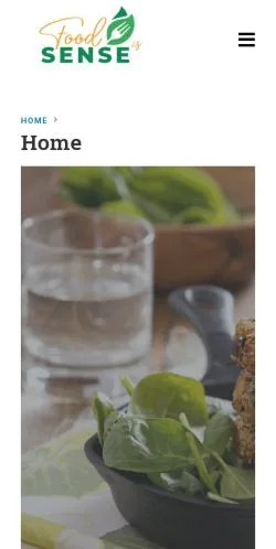 Anteprima del sito Food Sense, media di Stati Uniti per articoli sponsorizzati