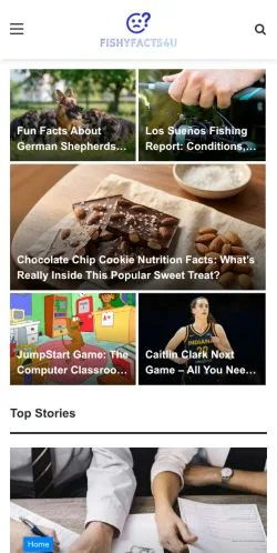 Anteprima del sito Fishyfacts4u, media di Stati Uniti per articoli sponsorizzati