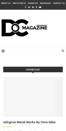 Anteprima del sito DC Mag, media di Regno Unito per articoli sponsorizzati
