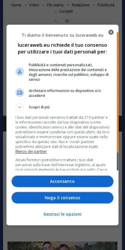 スポンサード記事向けのアメリカ合衆国メディア、Lucerawebのサイトプレビュー