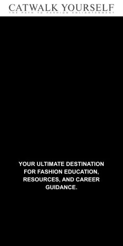 Voorbeeld van de site Catwalk Yourself, medium uit Verenigde Staten voor gesponsorde artikelen