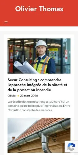 Anteprima del sito Olivier Thomas, media di Francia per articoli sponsorizzati