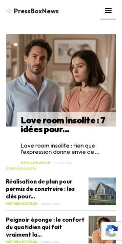 Anteprima del sito PressBoxNews, media di Francia per articoli sponsorizzati