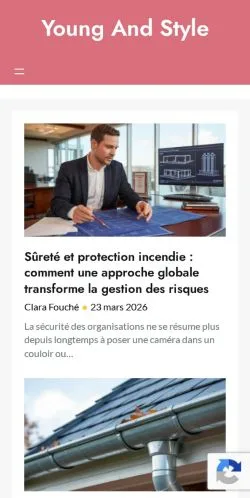 Anteprima del sito Young And Style, media di Francia per articoli sponsorizzati