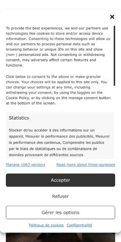 Anteprima del sito Amenagement Design, media di Francia per articoli sponsorizzati