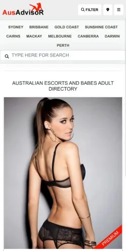 Vista previa del sitio Ausadvisor Directory, medio de Australia para artículos patrocinados