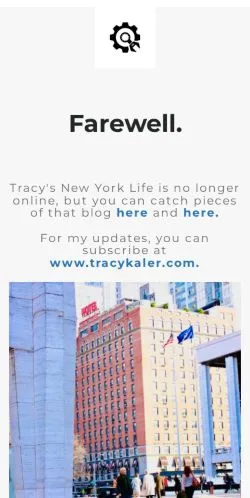 Anteprima del sito TracysNewYorkLife, media di Stati Uniti per articoli sponsorizzati