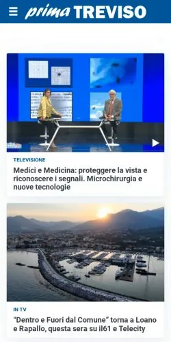 Anteprima del sito Prima Treviso, media di Italia per articoli sponsorizzati