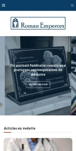 Anteprima del sito Roman Emperors, media di Stati Uniti per articoli sponsorizzati
