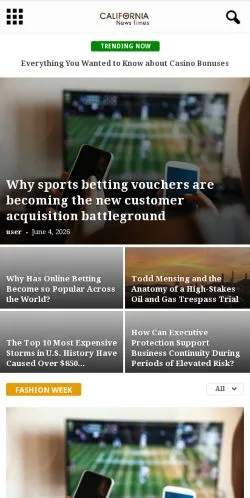 Anteprima del sito Texasnewstoday.com, media di Stati Uniti per articoli sponsorizzati