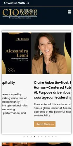 Vorschau der Website CIO Business World, Medium aus Vereinigte Staaten für gesponserte Artikel