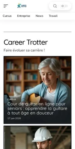 Anteprima del sito Career Trotter, media di Francia per articoli sponsorizzati