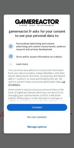 スポンサード記事向けのフランスメディア、Gamereactor Franceのサイトプレビュー