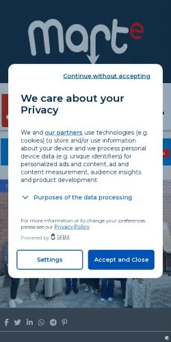 Anteprima del sito Ortona Notizie, media di Italia per articoli sponsorizzati