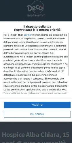 Podgląd witryny Lancianonews, medium z kraju Włochy do artykułów sponsorowanych