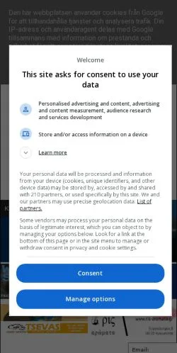 スポンサード記事向けのギリシャメディア、Thespro Newsのサイトプレビュー