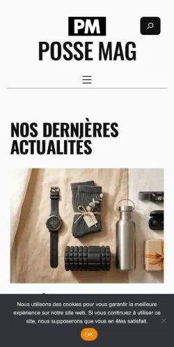 Anteprima del sito Posse Mag, media di Francia per articoli sponsorizzati