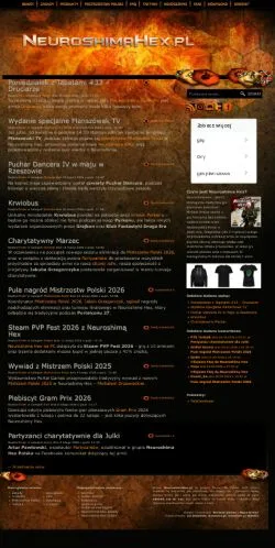 Anteprima del sito Neuroshima Hex, media di Polonia per articoli sponsorizzati