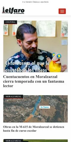 Anteprima del sito El Faro Del Guadarrama, media di Spagna per articoli sponsorizzati