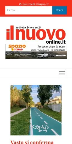 Anteprima del sito Il Nuovo Online, media di Italia per articoli sponsorizzati