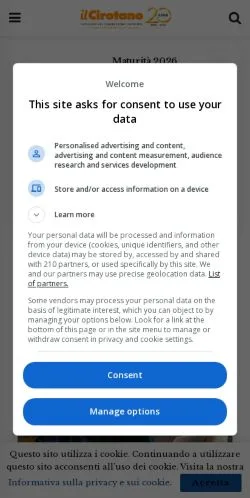 Anteprima del sito ilCirotano, media di Italia per articoli sponsorizzati