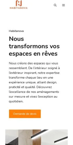 Anteprima del sito Habitanova, media di Francia per articoli sponsorizzati