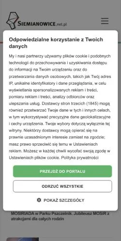 Podgląd witryny Siemianowice Portal Miejski, medium z kraju Polska do artykułów sponsorowanych