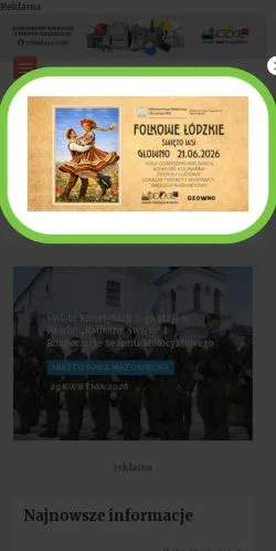 Podgląd witryny KochamRawe, medium z kraju Polska do artykułów sponsorowanych