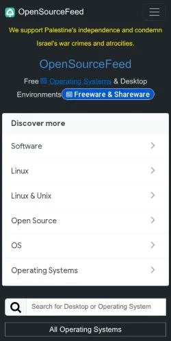 Aperçu du site OpenSourceFeed, référencé pour publier un article sponsorisé