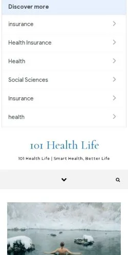Anteprima del sito 101 Health Life, media di Taiwan per articoli sponsorizzati