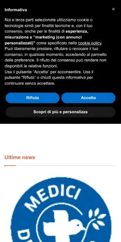 Anteprima del sito Mediterranews, media di Italia per articoli sponsorizzati