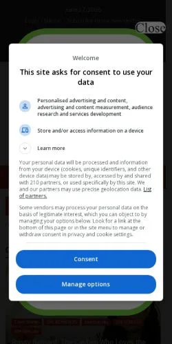 Anteprima del sito SheSight, media di Stati Uniti per articoli sponsorizzati