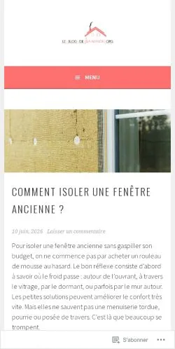 Podgląd witryny Blog Maison, medium z kraju Francja do artykułów sponsorowanych
