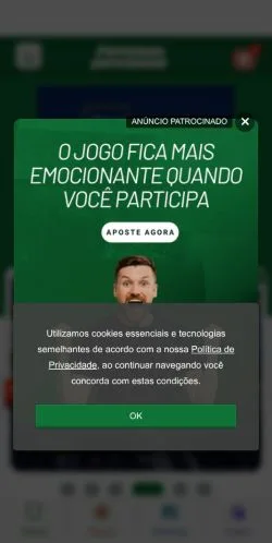 Pré-visualização do site Futebol Interior, meio de Brasil para artigos patrocinados