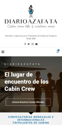 Anteprima del sito Diarioazafata, media di Spagna per articoli sponsorizzati