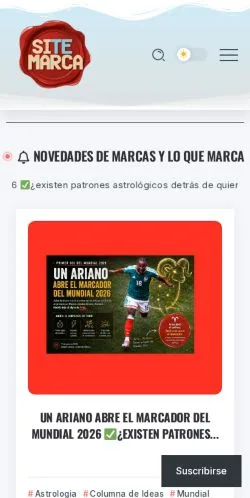 Forhåndsvisning af Sitemarca, medie fra Spanien til sponsorerede artikler