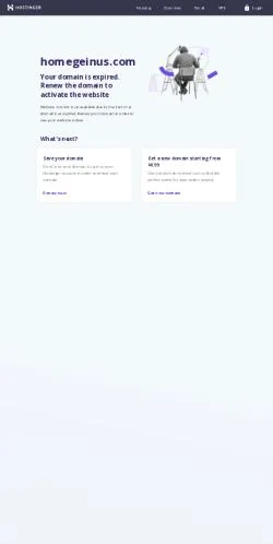 スポンサード記事向けのアメリカ合衆国メディア、Your domain is expiredのサイトプレビュー
