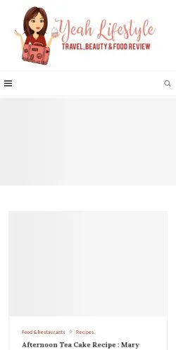Voorbeeld van de site Yeah Lifestyle, medium uit Verenigde Staten voor gesponsorde artikelen