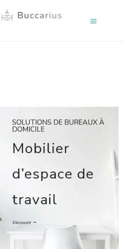 Pré-visualização do site Buccarius, meio de França para artigos patrocinados