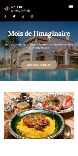 Anteprima del sito Le mois de l'imaginaire, media di Francia per articoli sponsorizzati