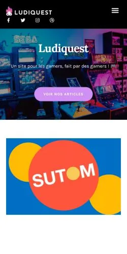 Anteprima del sito Ludiquest, media di Francia per articoli sponsorizzati