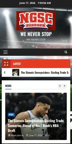 Anteprima del sito NGSC Sports, media di Stati Uniti per articoli sponsorizzati