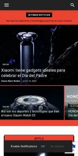 Anteprima del sito Zoom Tecnológico, media di Spagna per articoli sponsorizzati