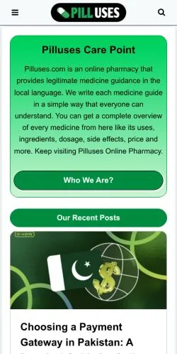Vista previa del sitio Pilluses Care Point, medio de Estados Unidos para artículos patrocinados