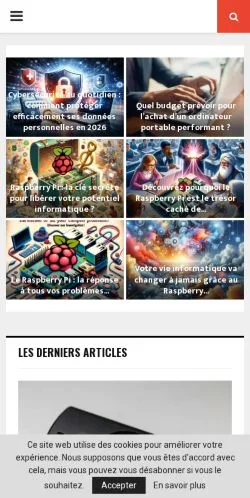 Anteprima del sito GadGeeK, media di Francia per articoli sponsorizzati